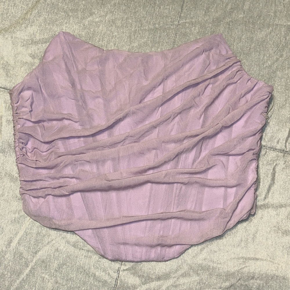 Purple corset